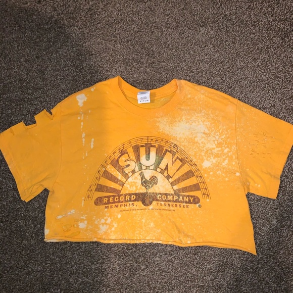 Yellow Mellow Sun Studios Crop Top - Picture 2 of 3